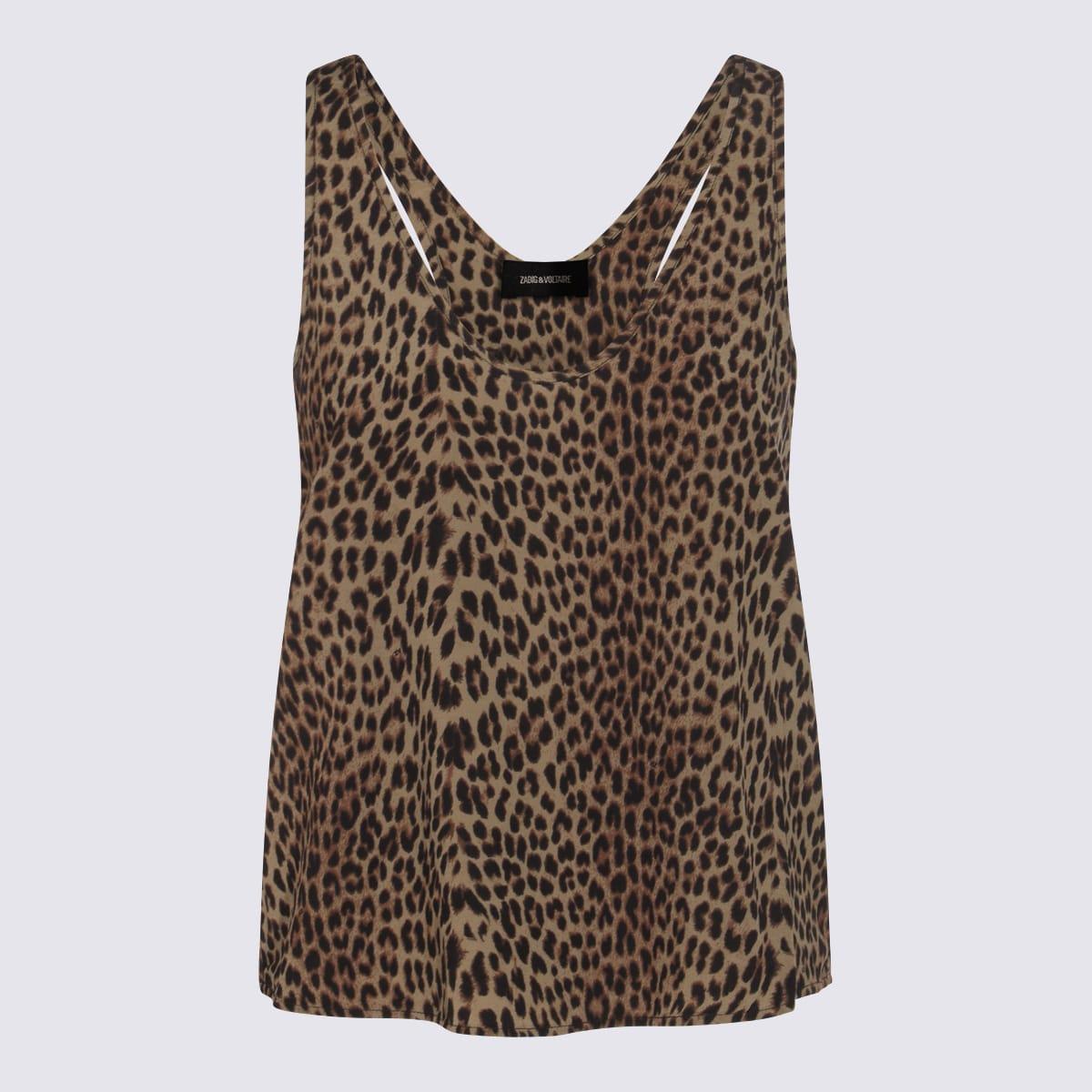 zadig & voltaire leopard top