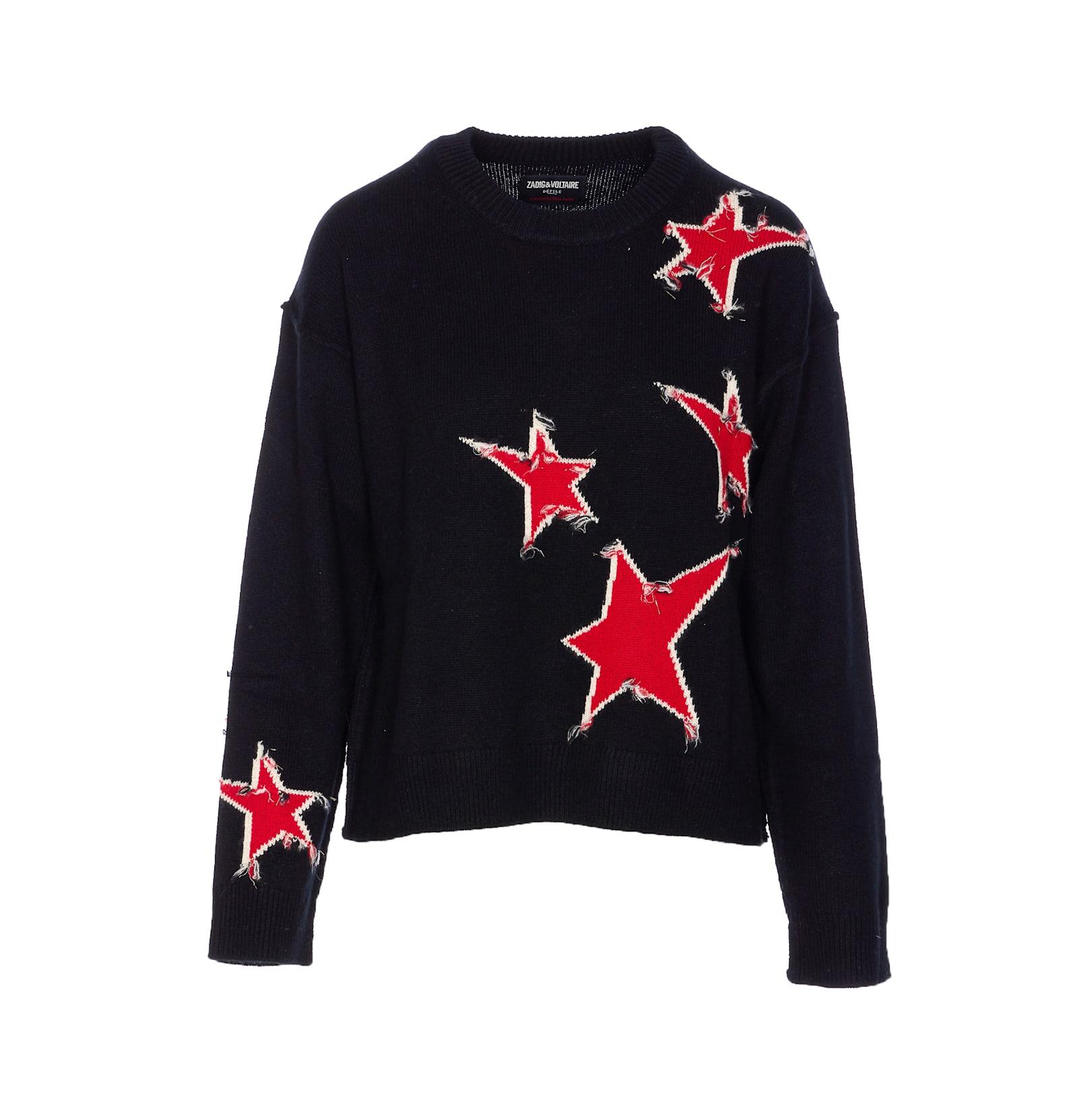 zadig & voltaire markuz ws stars sweater