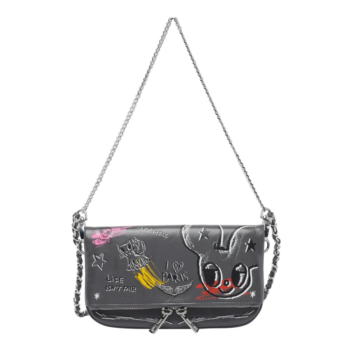 zadig & voltaire nano rock humberto crossbody bag