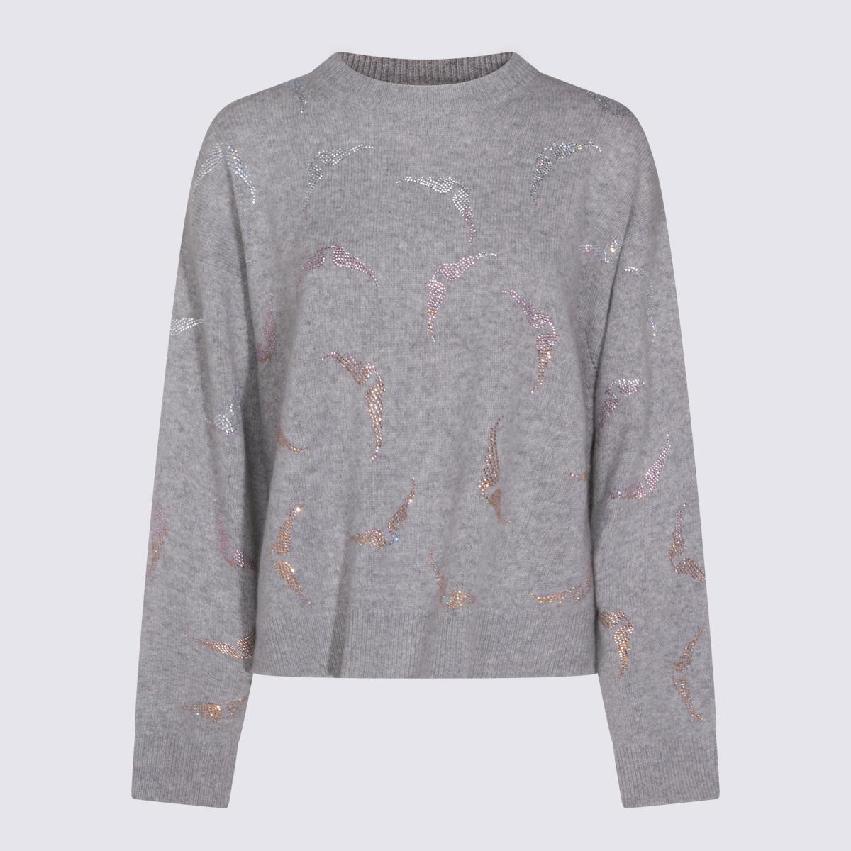 zadig & voltaire sweaters grey _cashmere - women