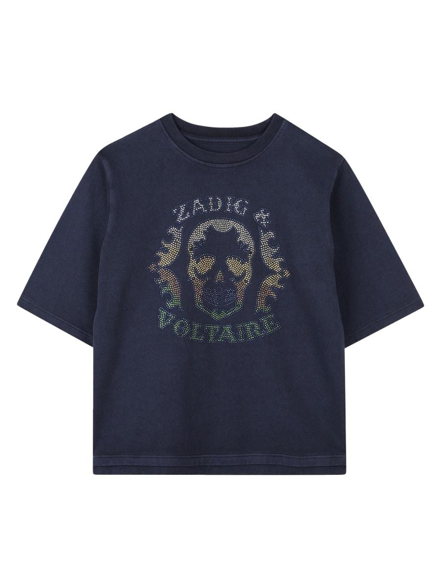 zadig & voltaire t-shirt with logo