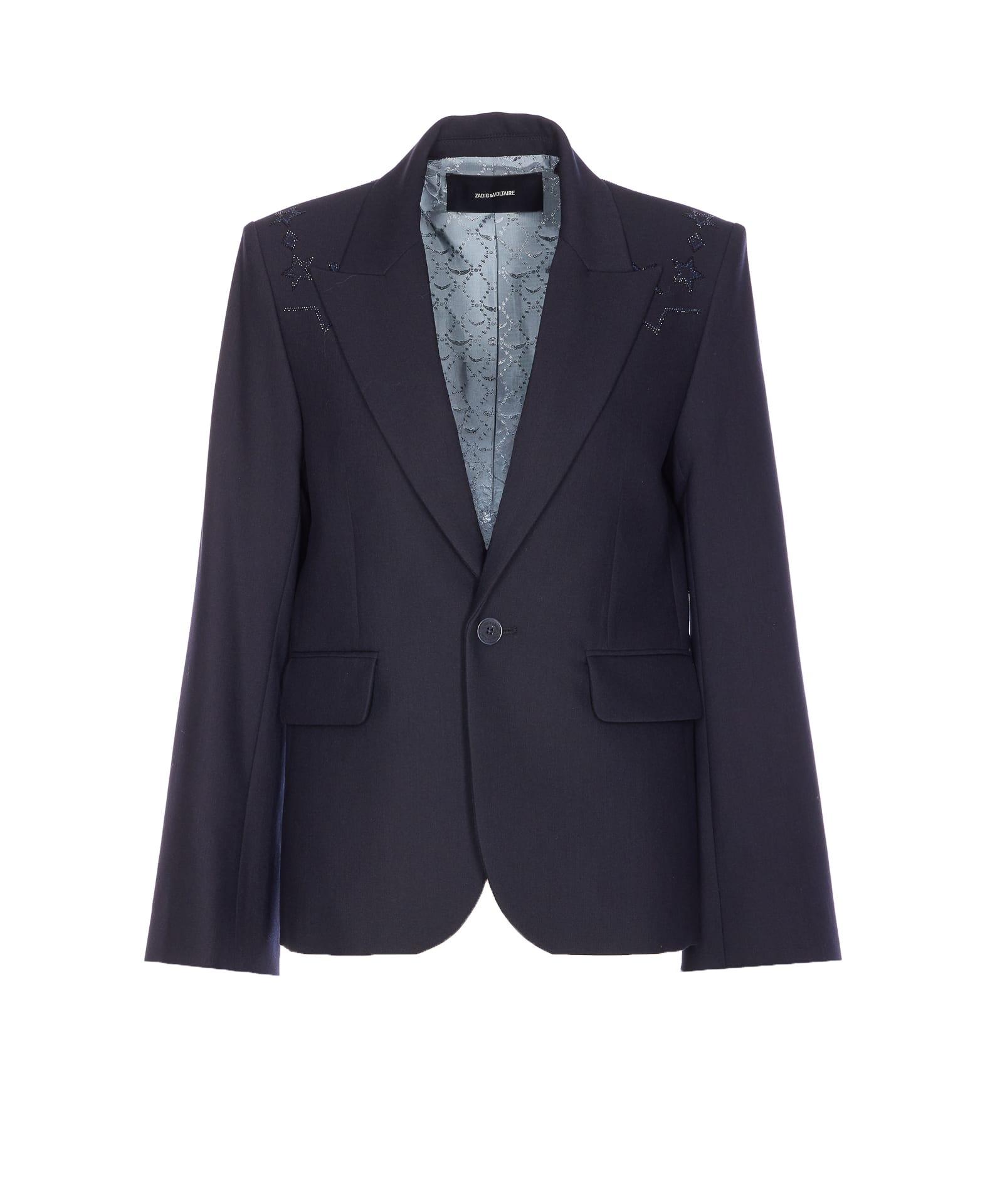 zadig & voltaire vavy strass jacket