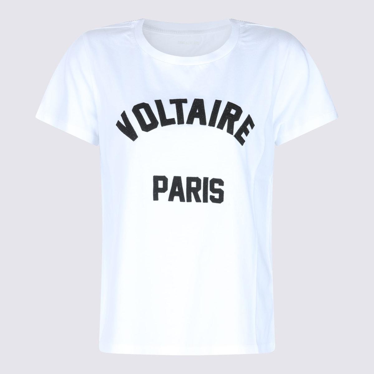 zadig & voltaire white cotton t-shirt