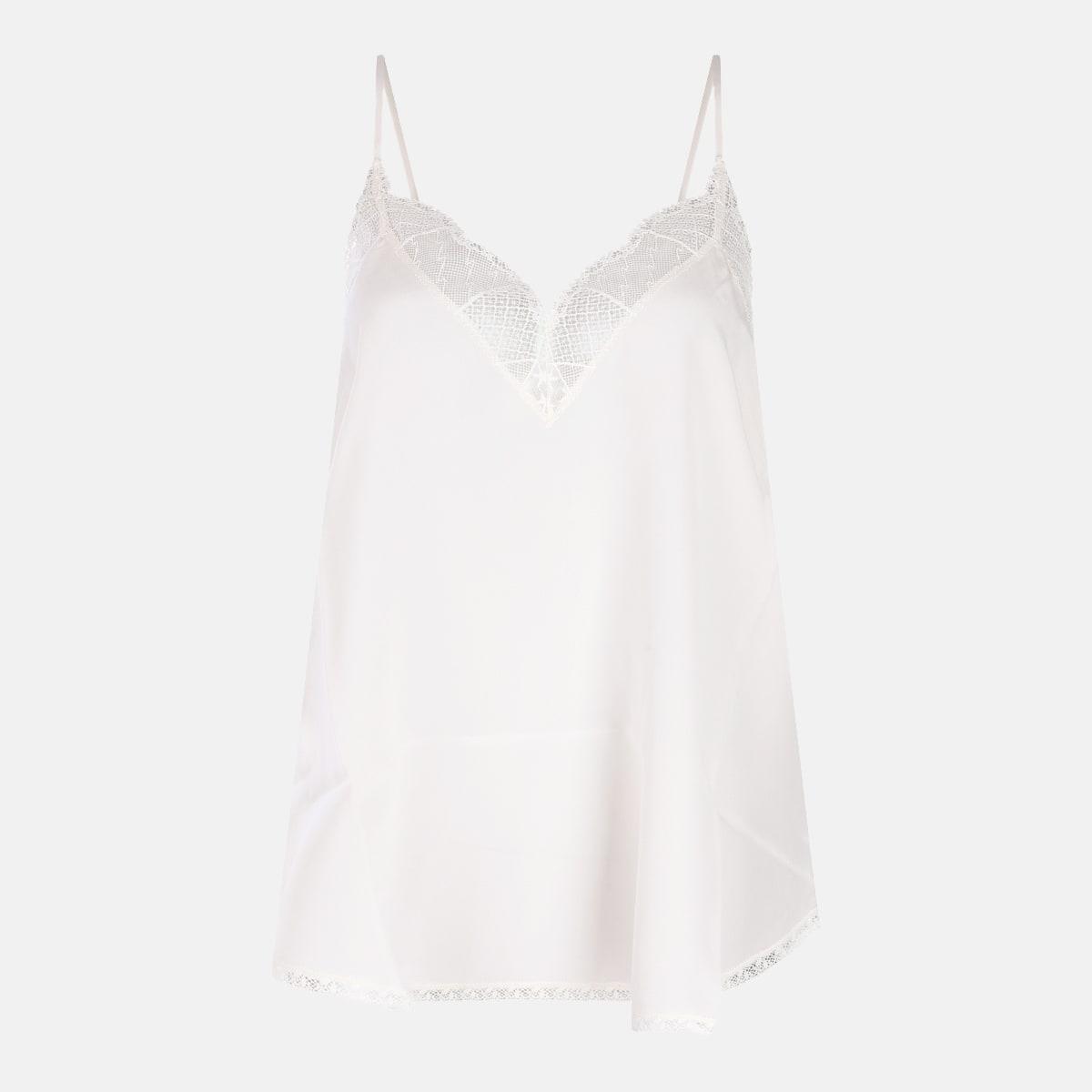 zadig & voltaire white silk top