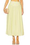 zaira bubble midi skirt