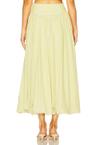 zaira bubble midi skirt