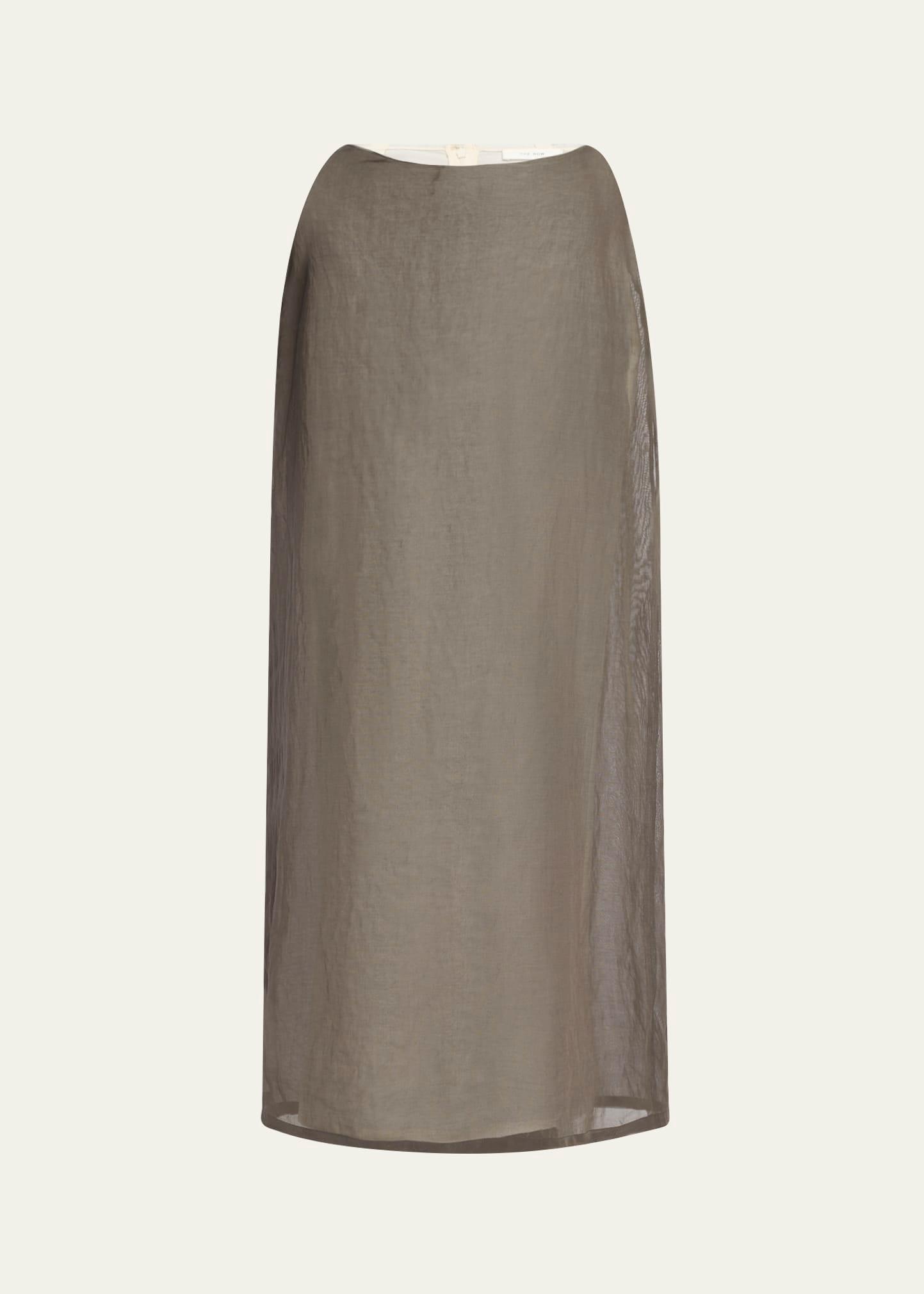 zaira layered maxi skirt