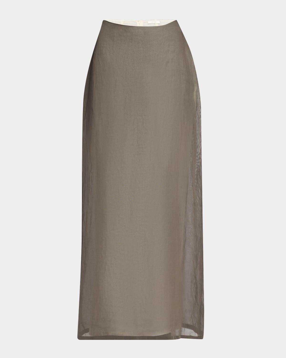 zaira layered maxi skirt