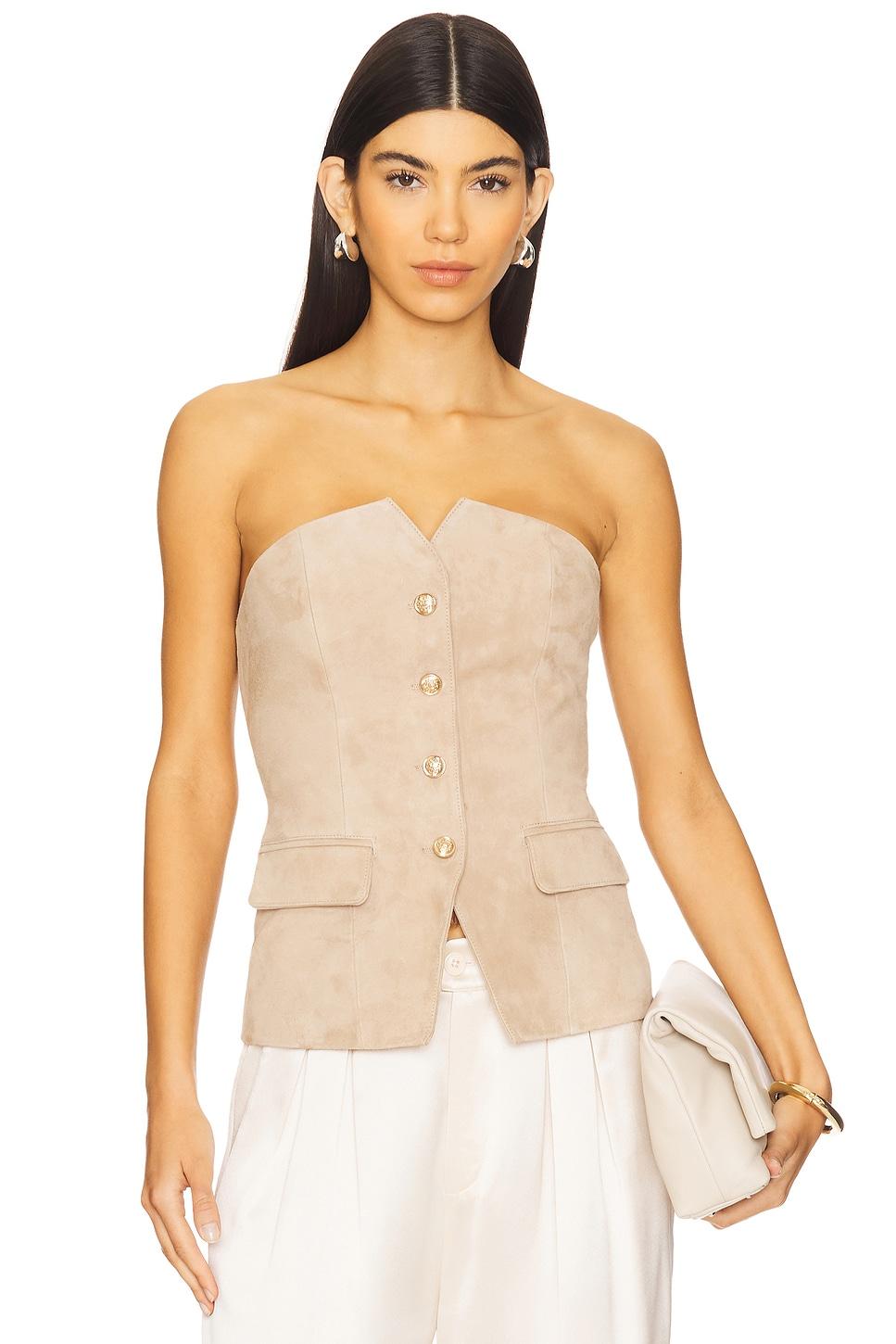 zamora suede corset