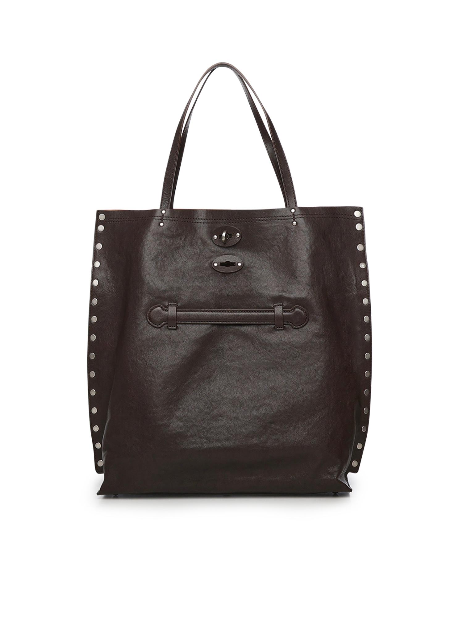 zanellato bags brown carbone calfskin - women
