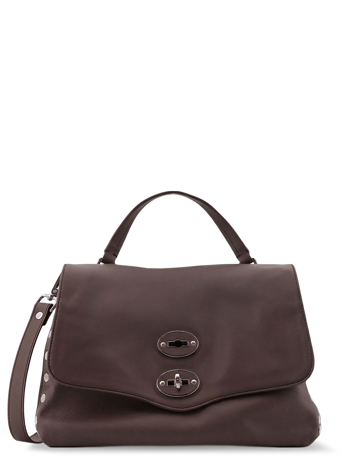 zanellato bags brown gianduiotto pelle - women
