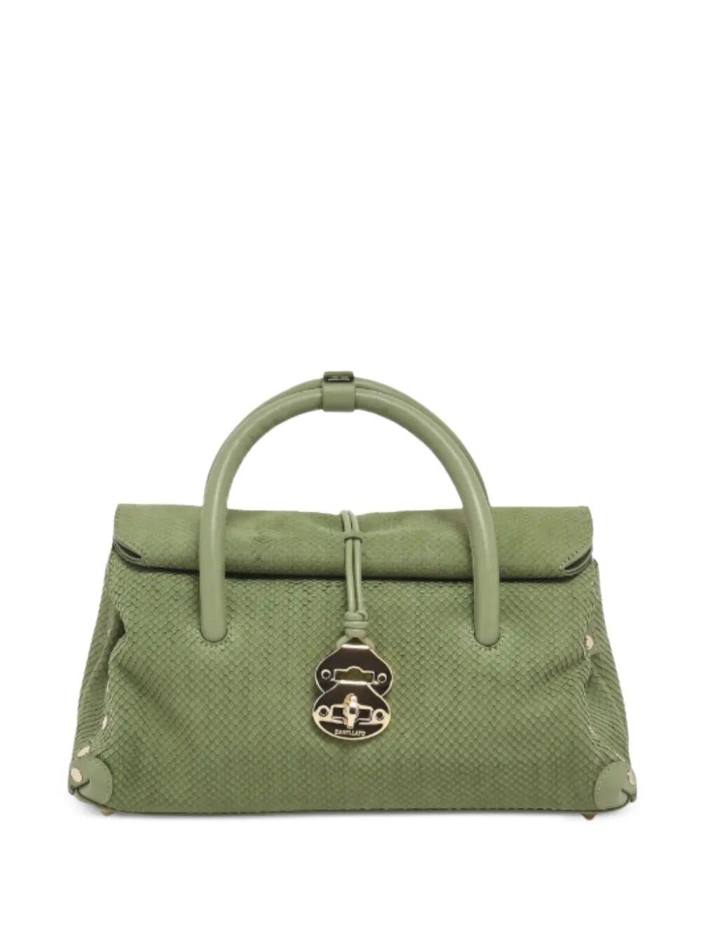 zanellato dotta amoretto green spinoso leather bag - women