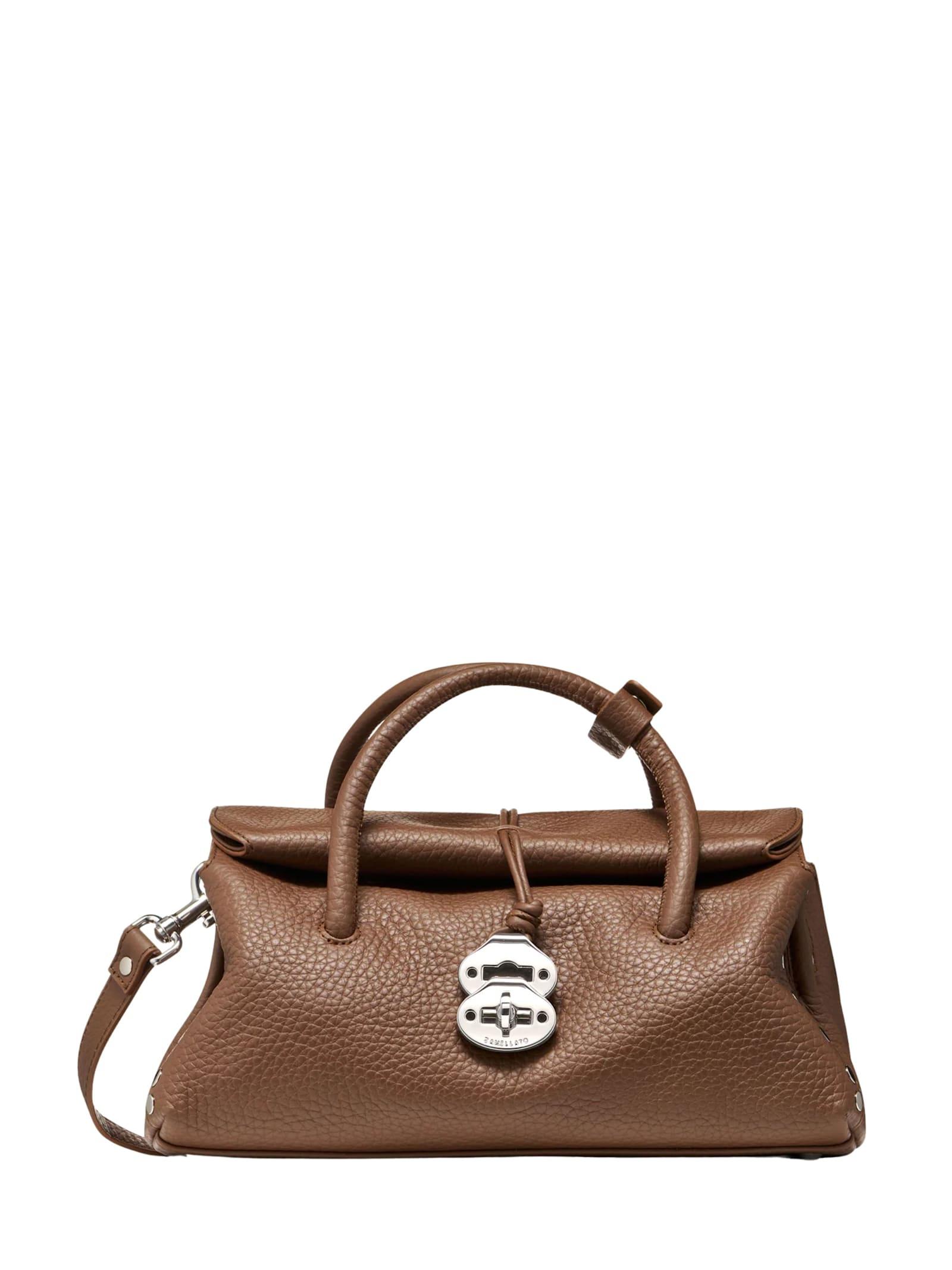 zanellato dotta centauro small leather handbag