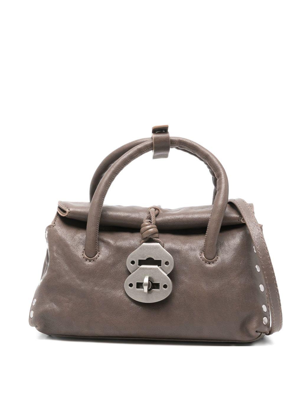 zanellato dotta centauro small leather handbag