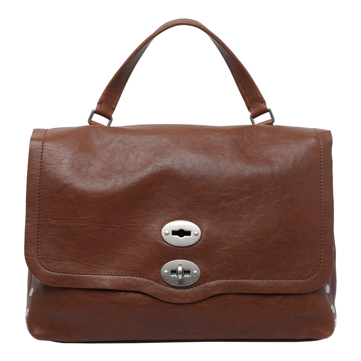 zanellato medium postina tabacco handbag