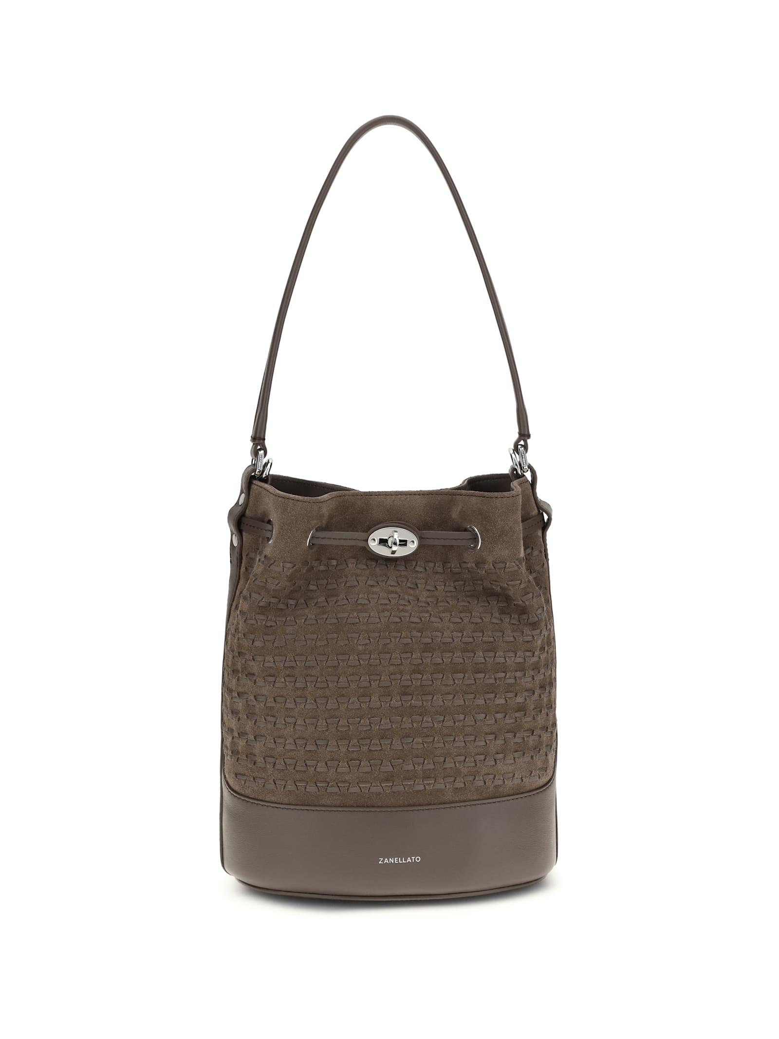 zanellato monda bucket bag