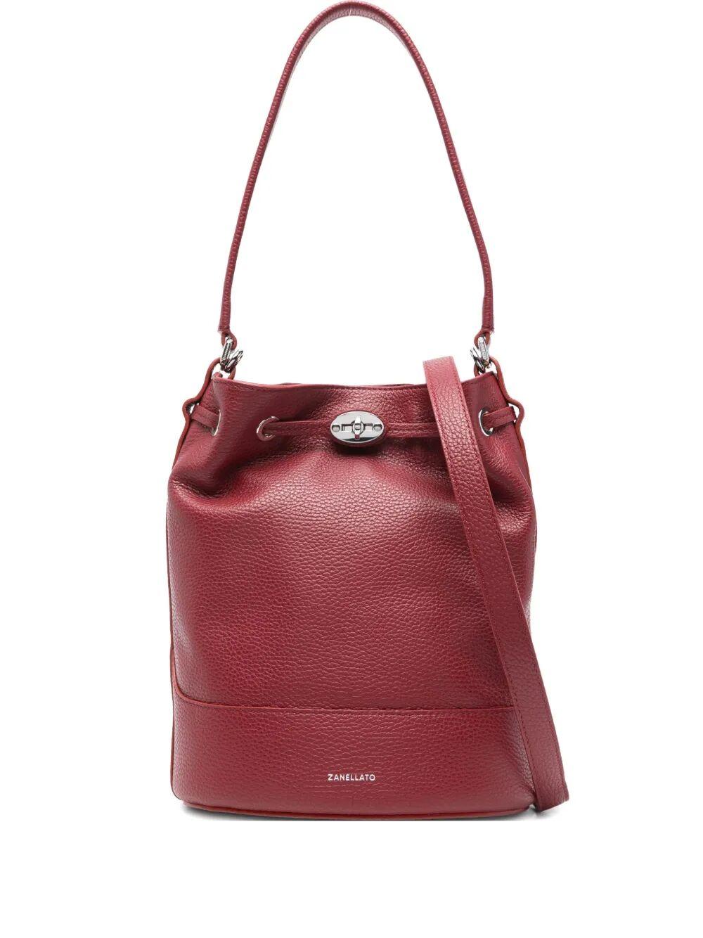 zanellato monda daily red opera leather bag - women