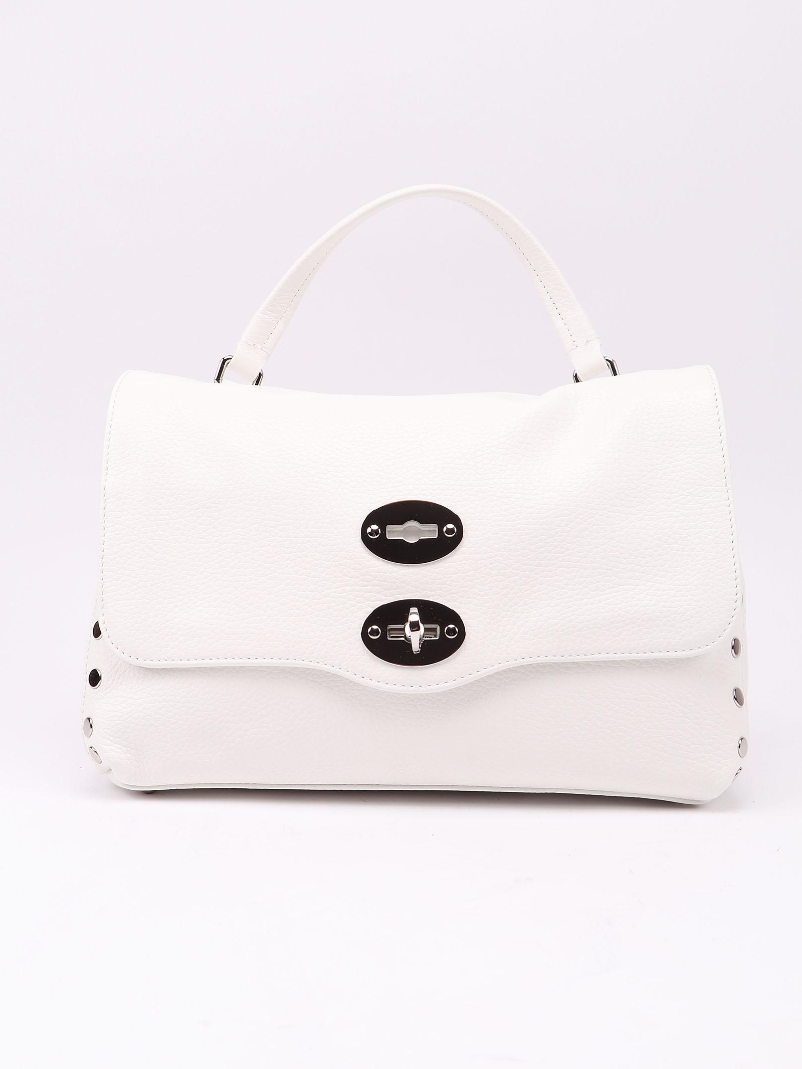 zanellato postina daily giorno white calf leather bag - women