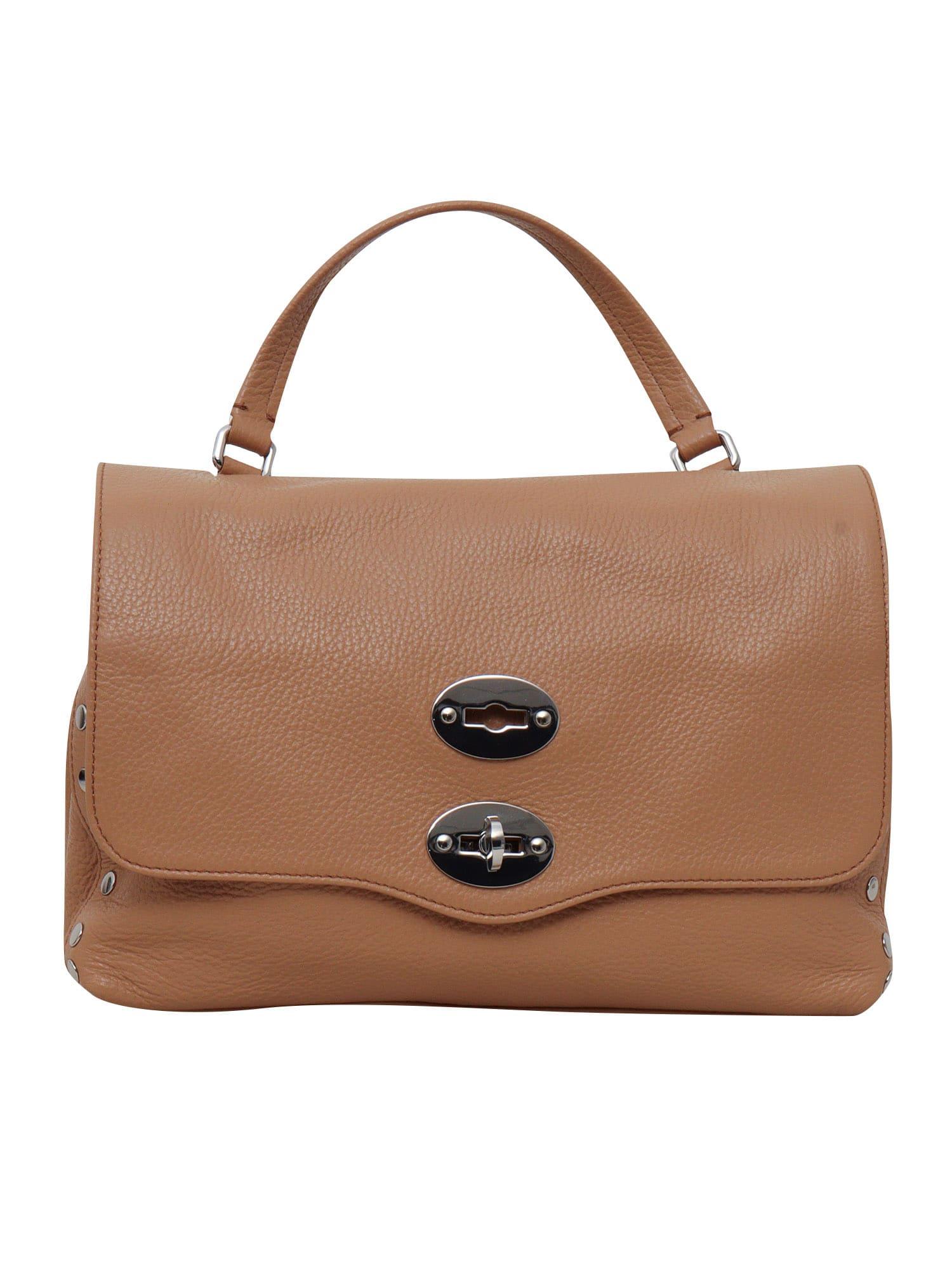 zanellato postina daily size s color brown cantucci