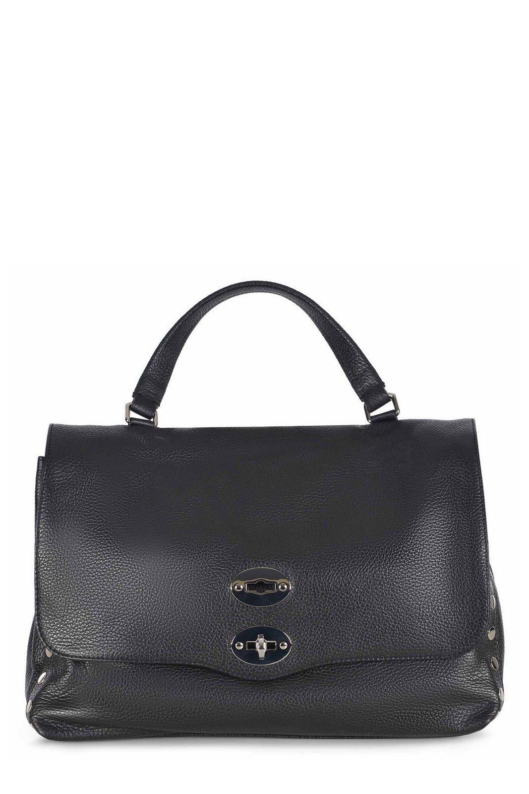 zanellato stud-embellished tote bag