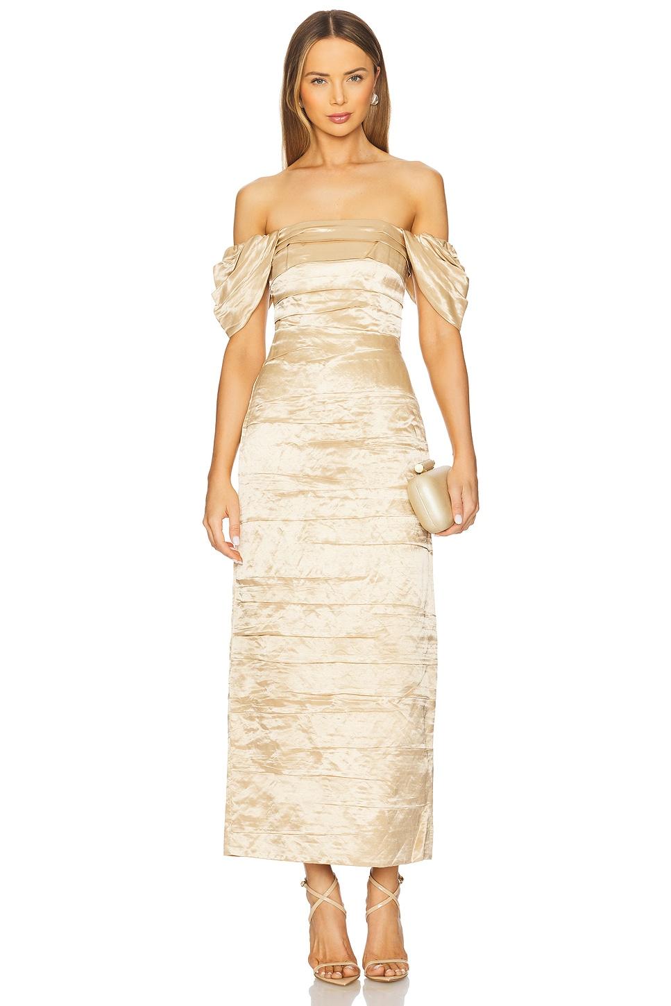 zara gathered midi dress