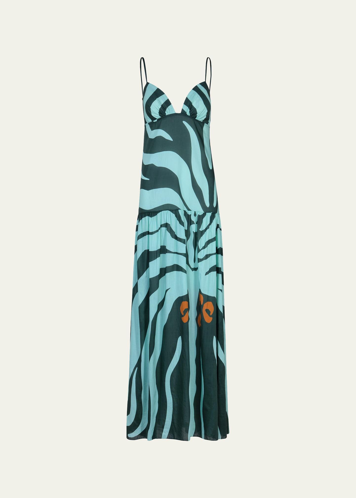zea palm maxi dress
