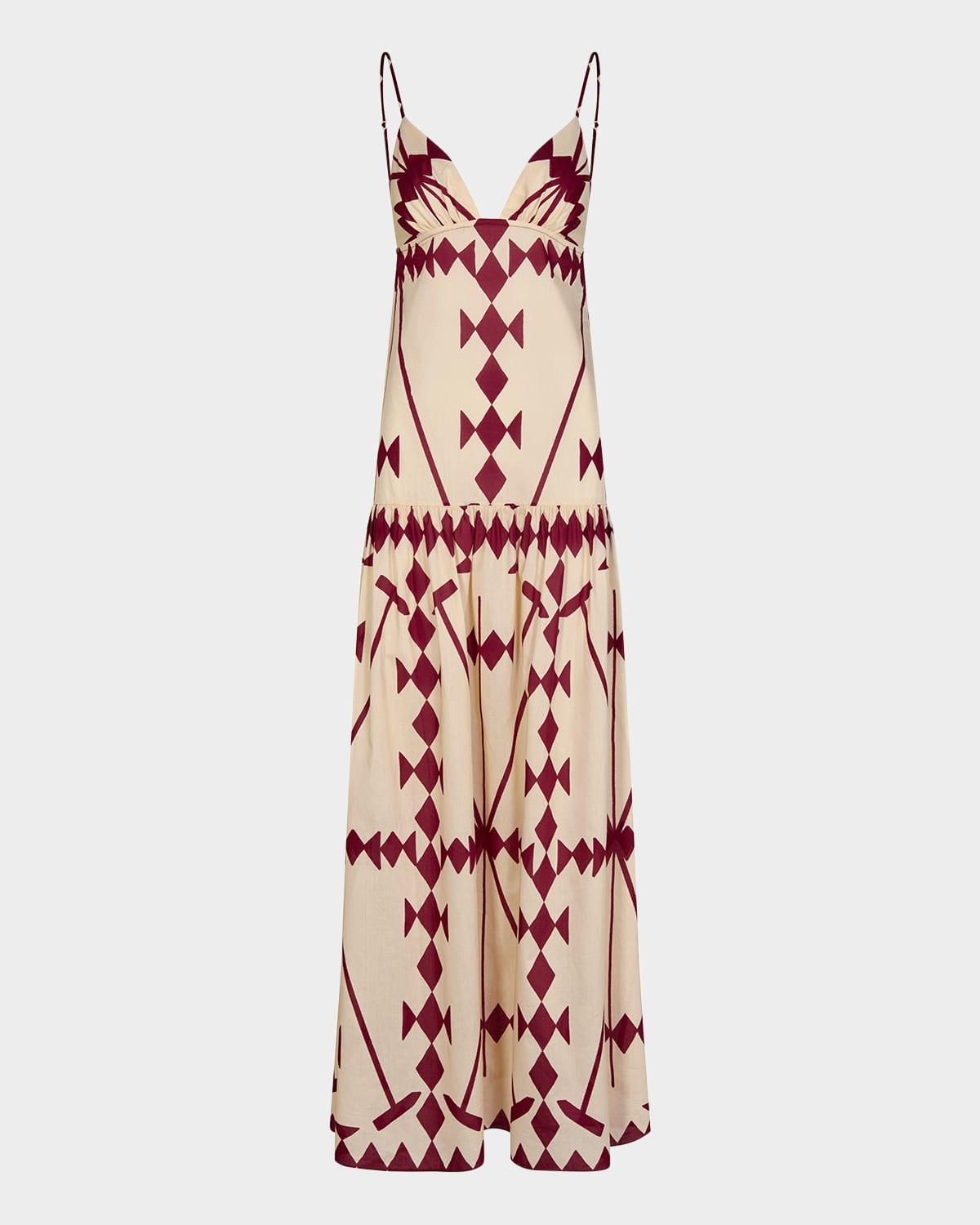 zea palm maxi dress
