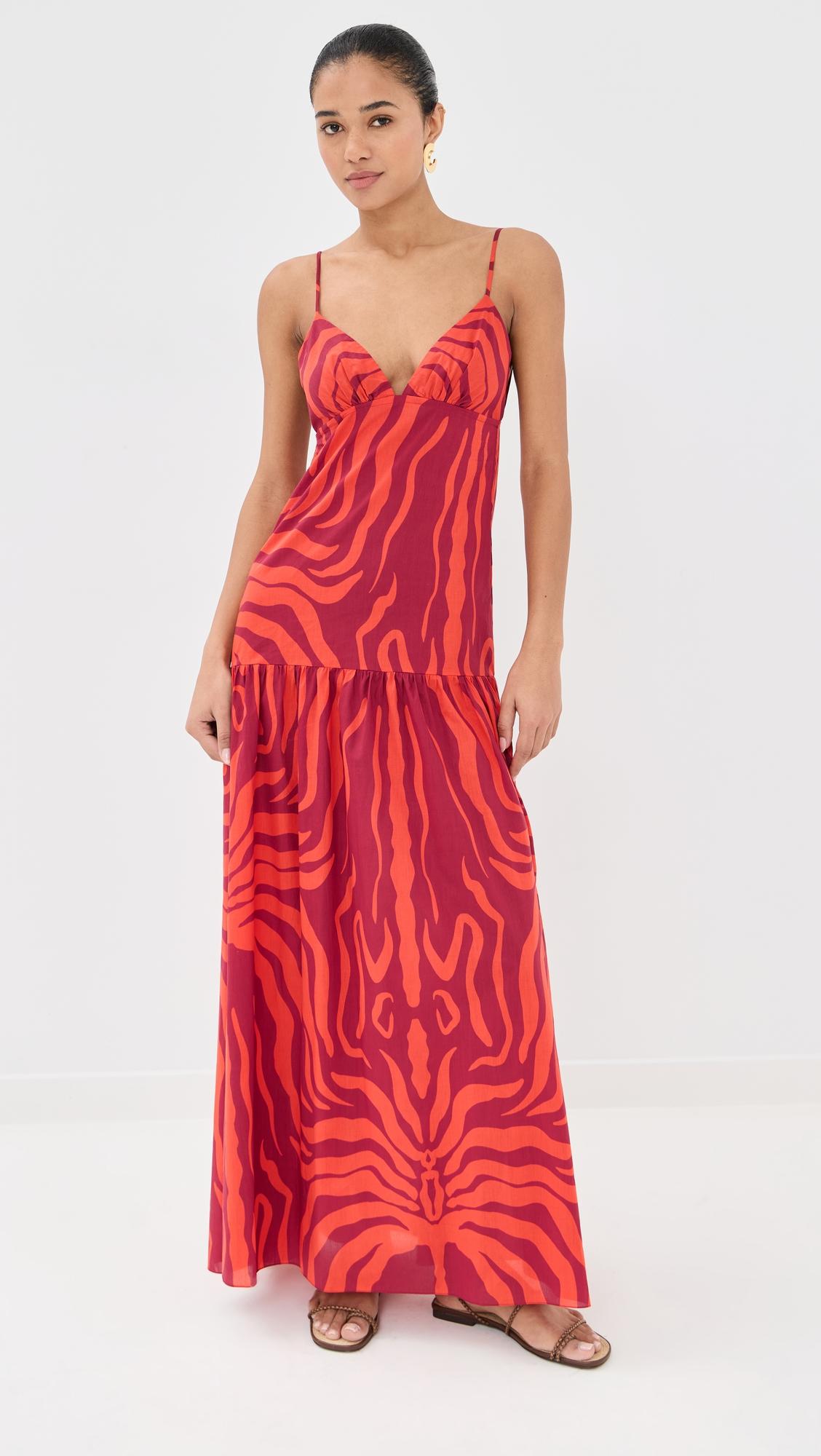 zea palm maxi dress