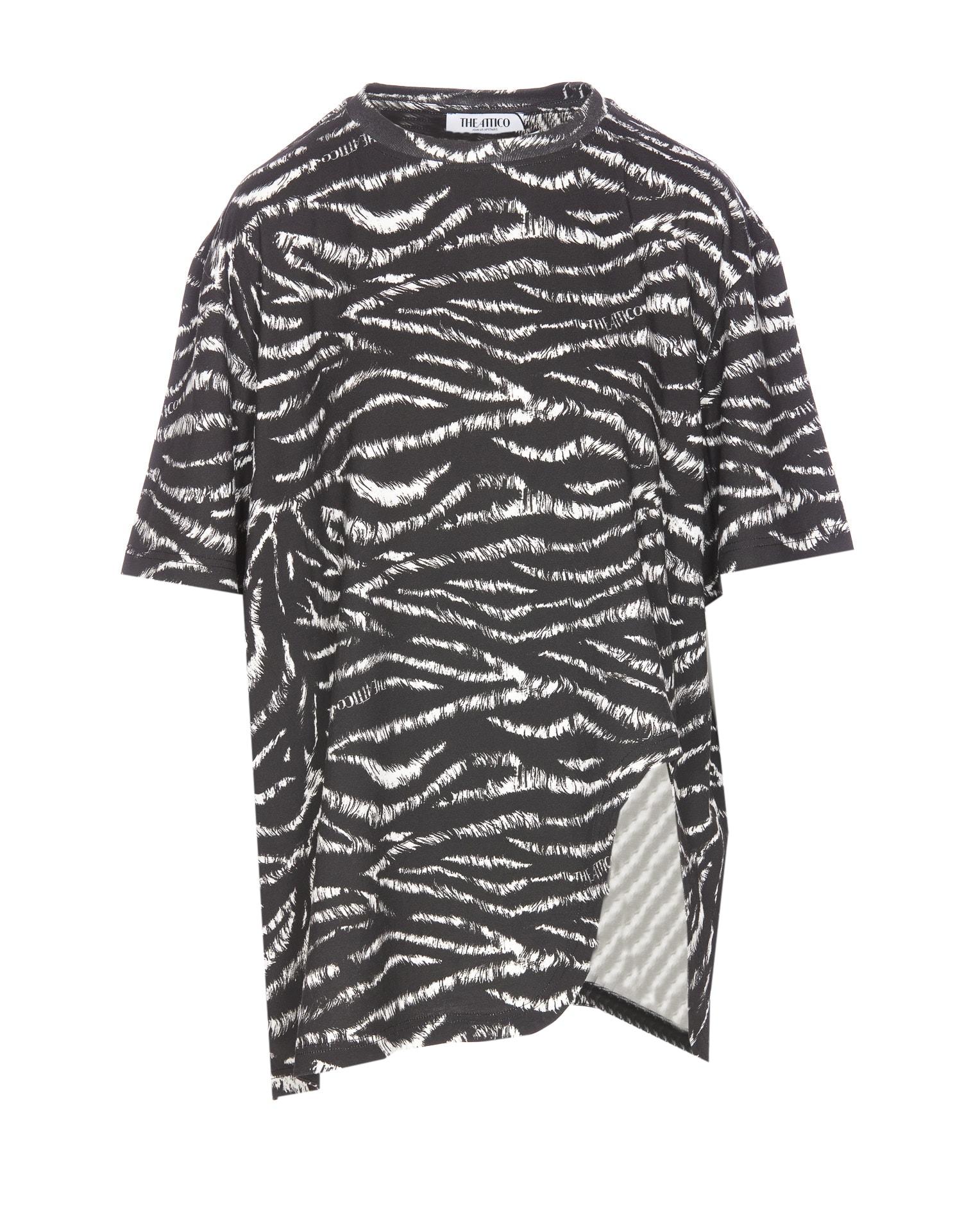 zebra print t-shirt