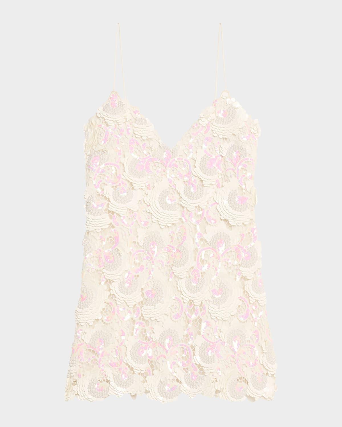zelia embellished mini dress