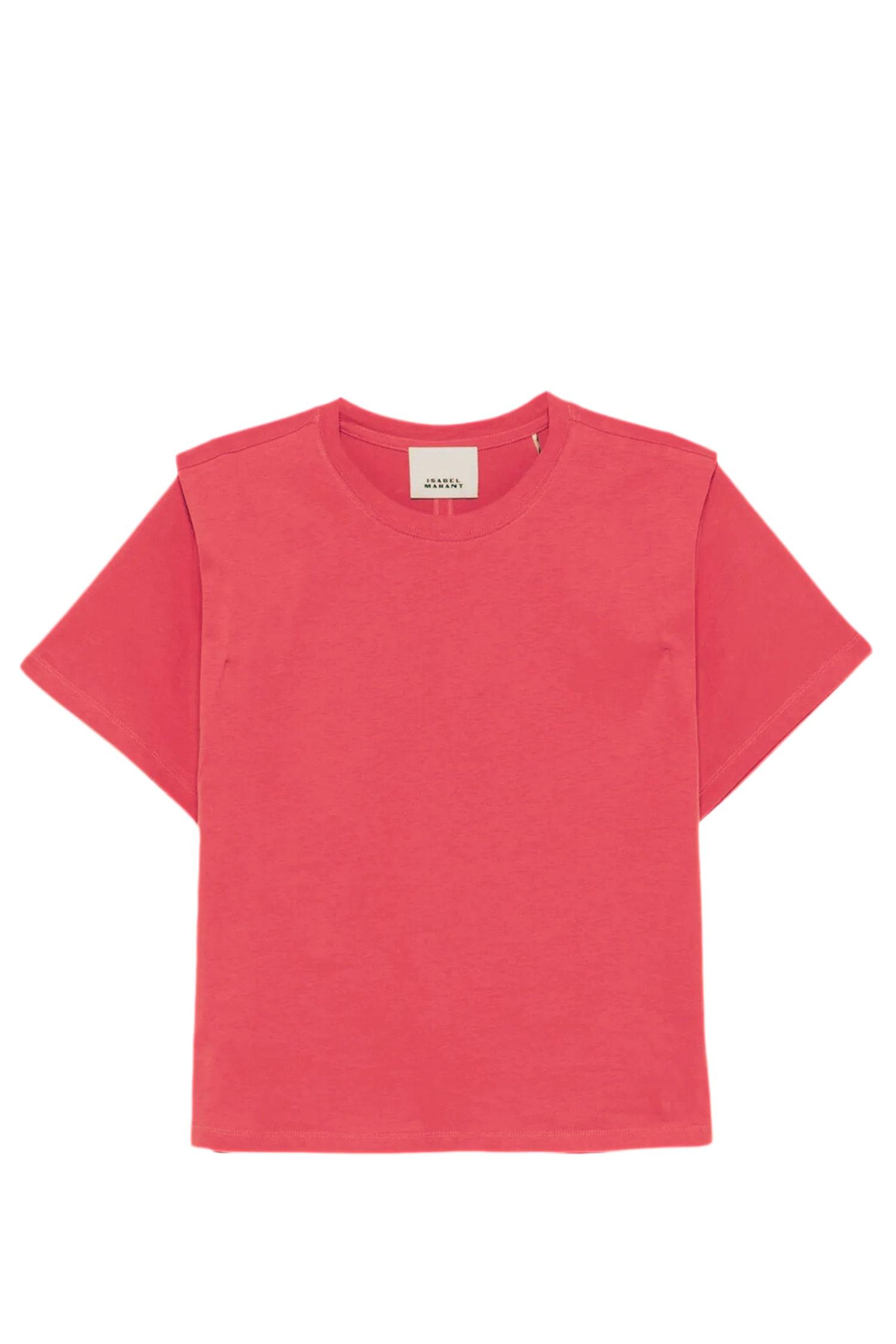 zelitos t-shirt in red cotton