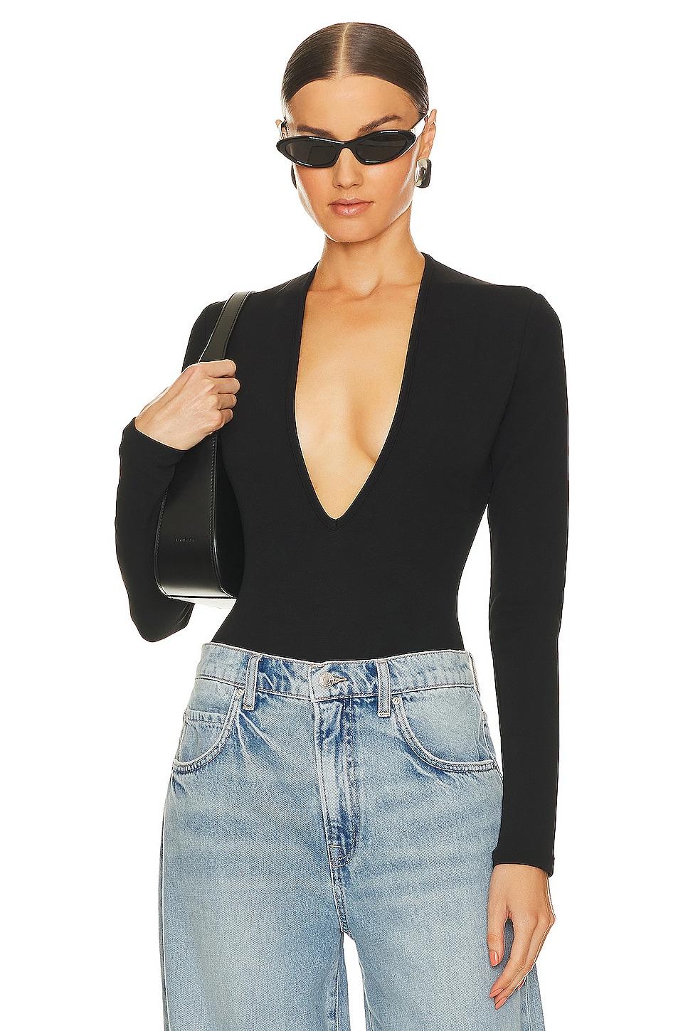 zena deep v bodysuit