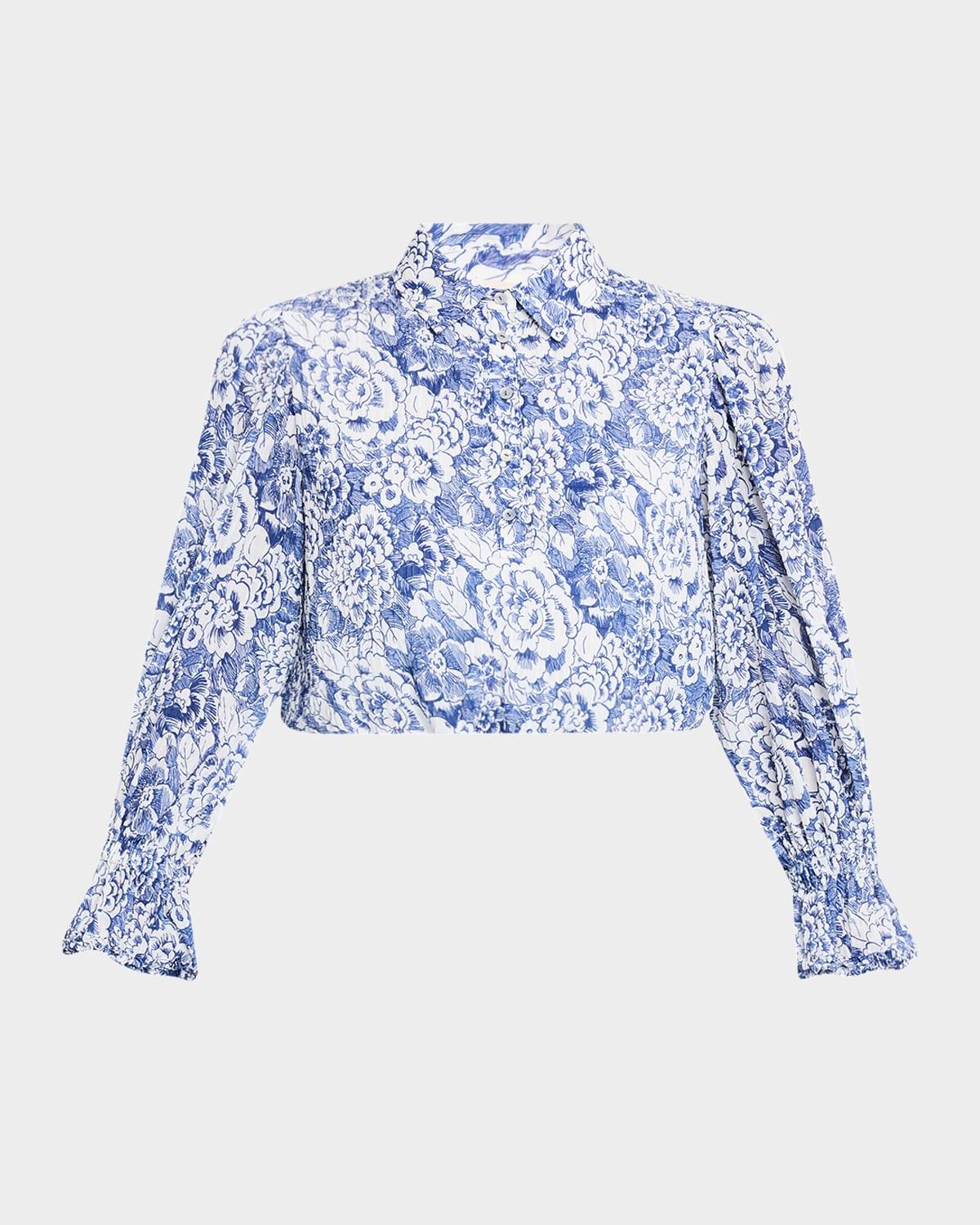 zendaya sketchbook floral top