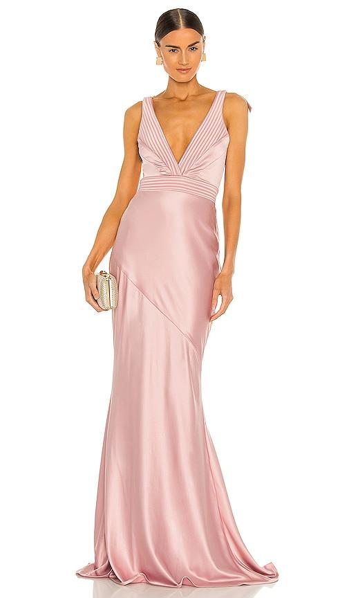 zhivago beloved gown in blush.