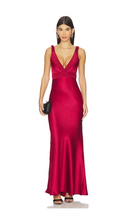 zhivago beloved gown in red.
