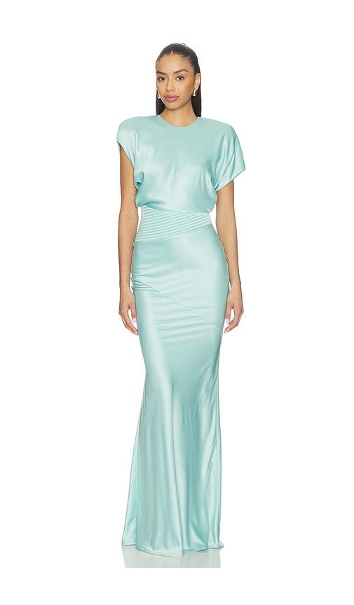 zhivago bond gown in mint.