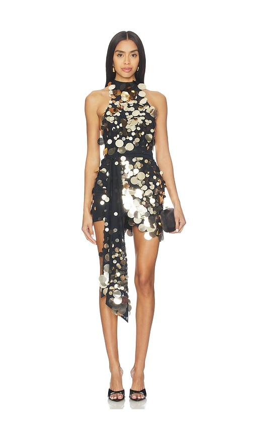 zhivago dream of light mini dress in black.