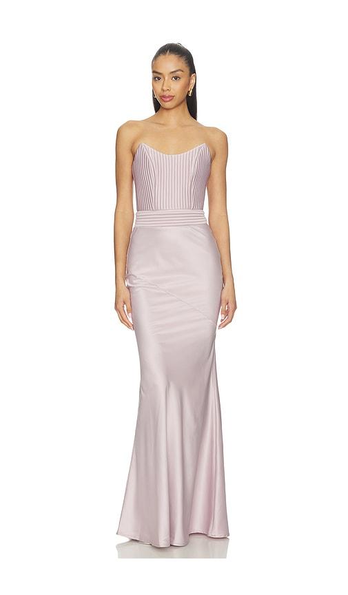 zhivago germaine gown in pink.