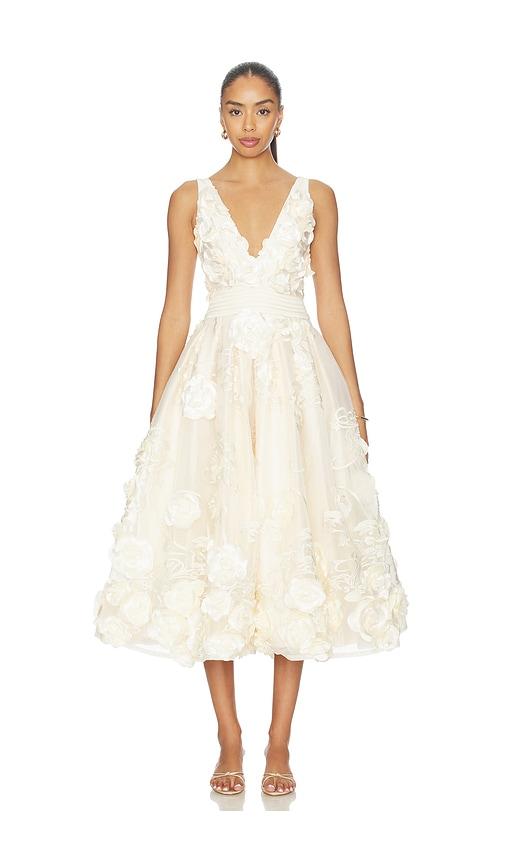 zhivago odetie dress in nude.