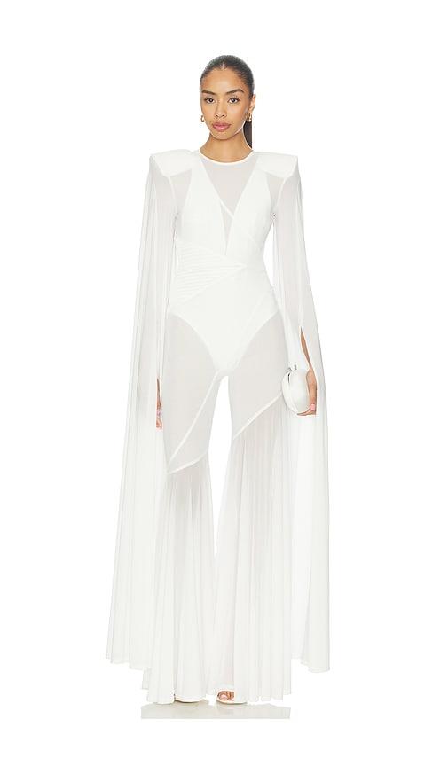 zhivago truth and beauty jumpsuit in white.