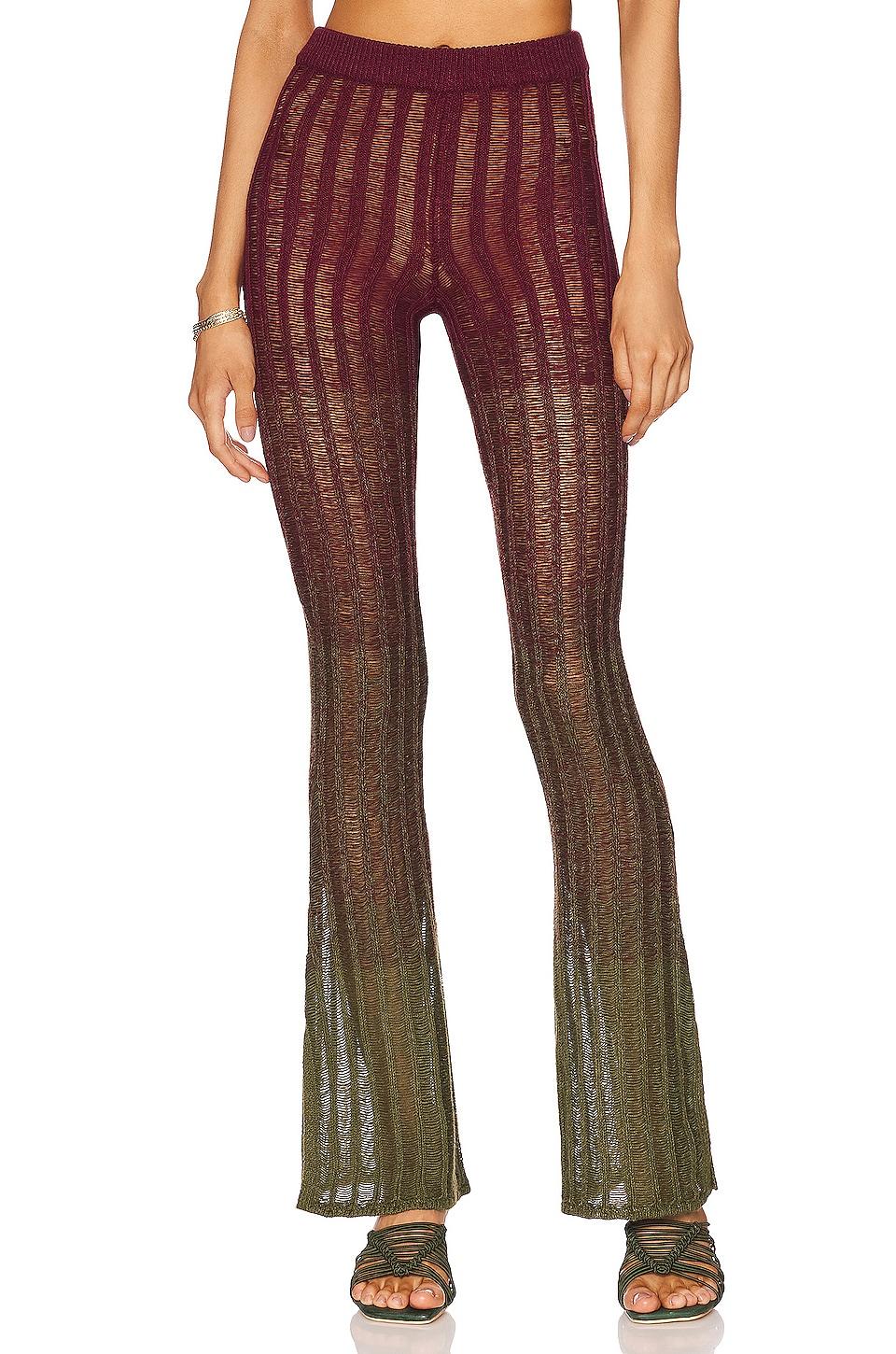 zicatela knit pant w side slits