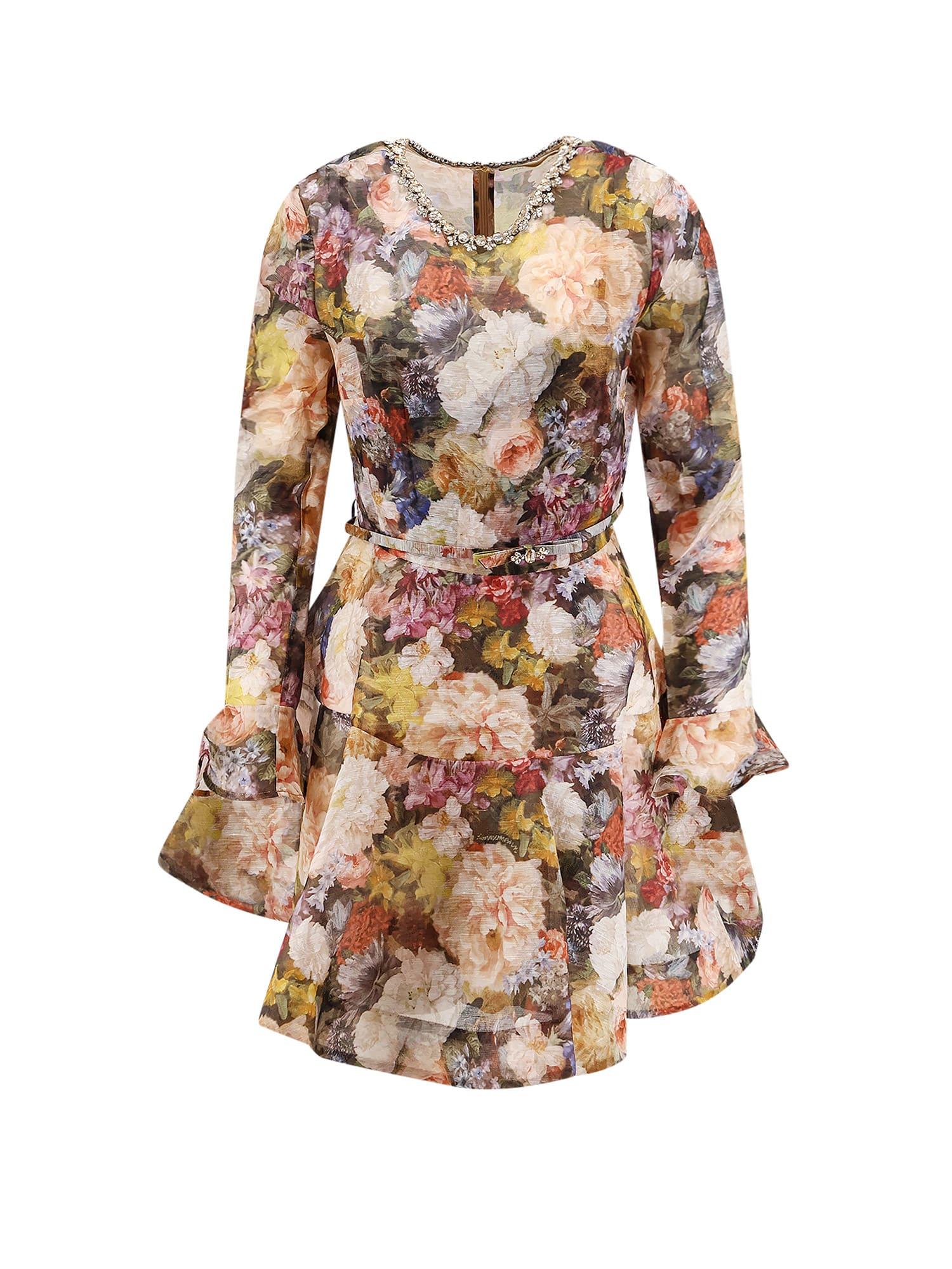 zimmermann alchemy linen and silk dress