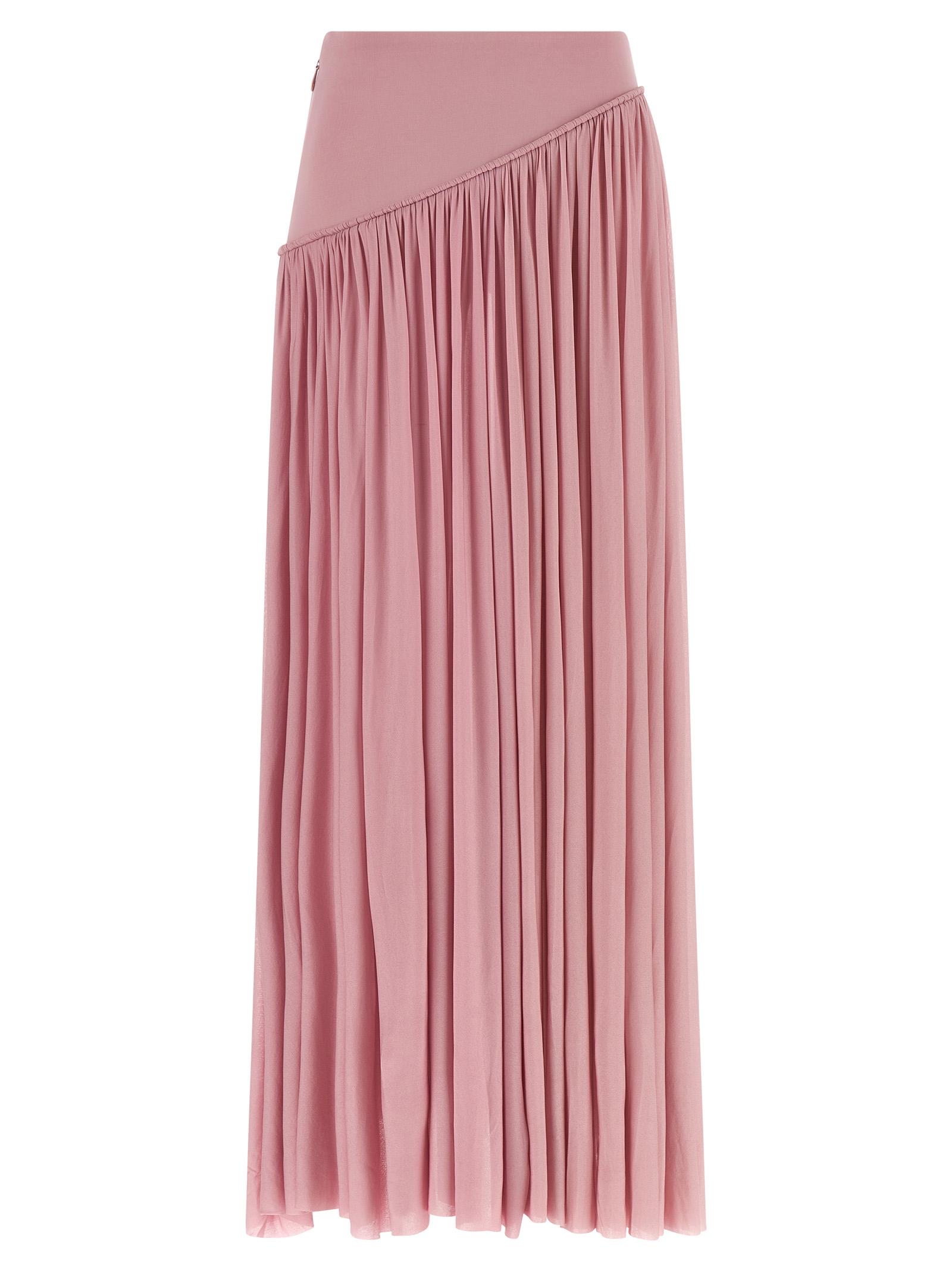 zimmermann alchemy skirt pink viscose - women