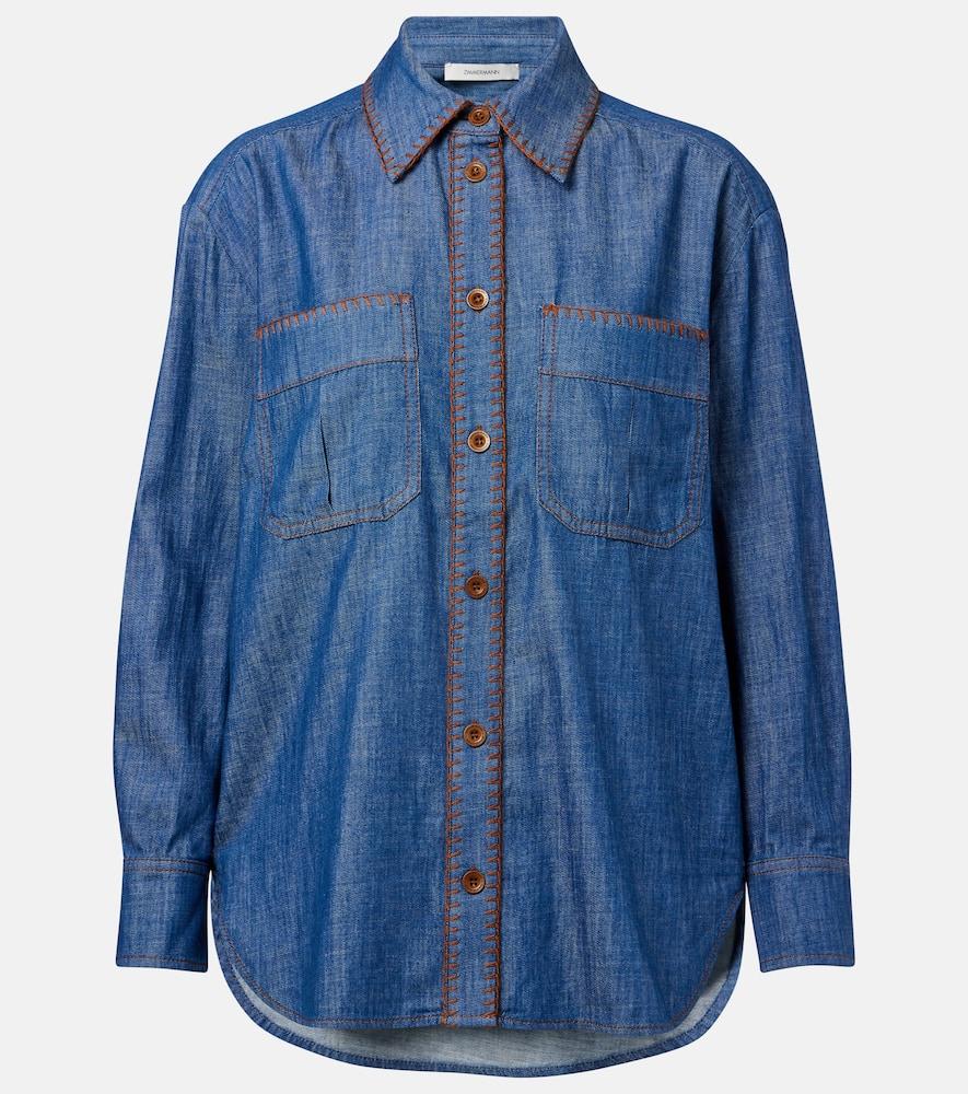 zimmermann ascension denim shirt
