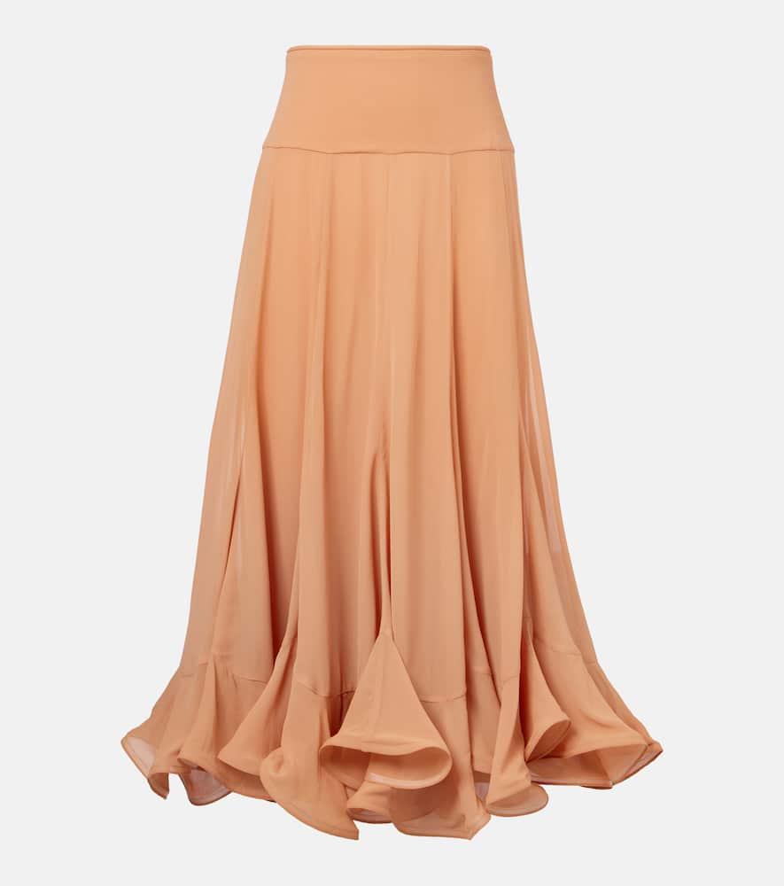 zimmermann balance floral midi skirt