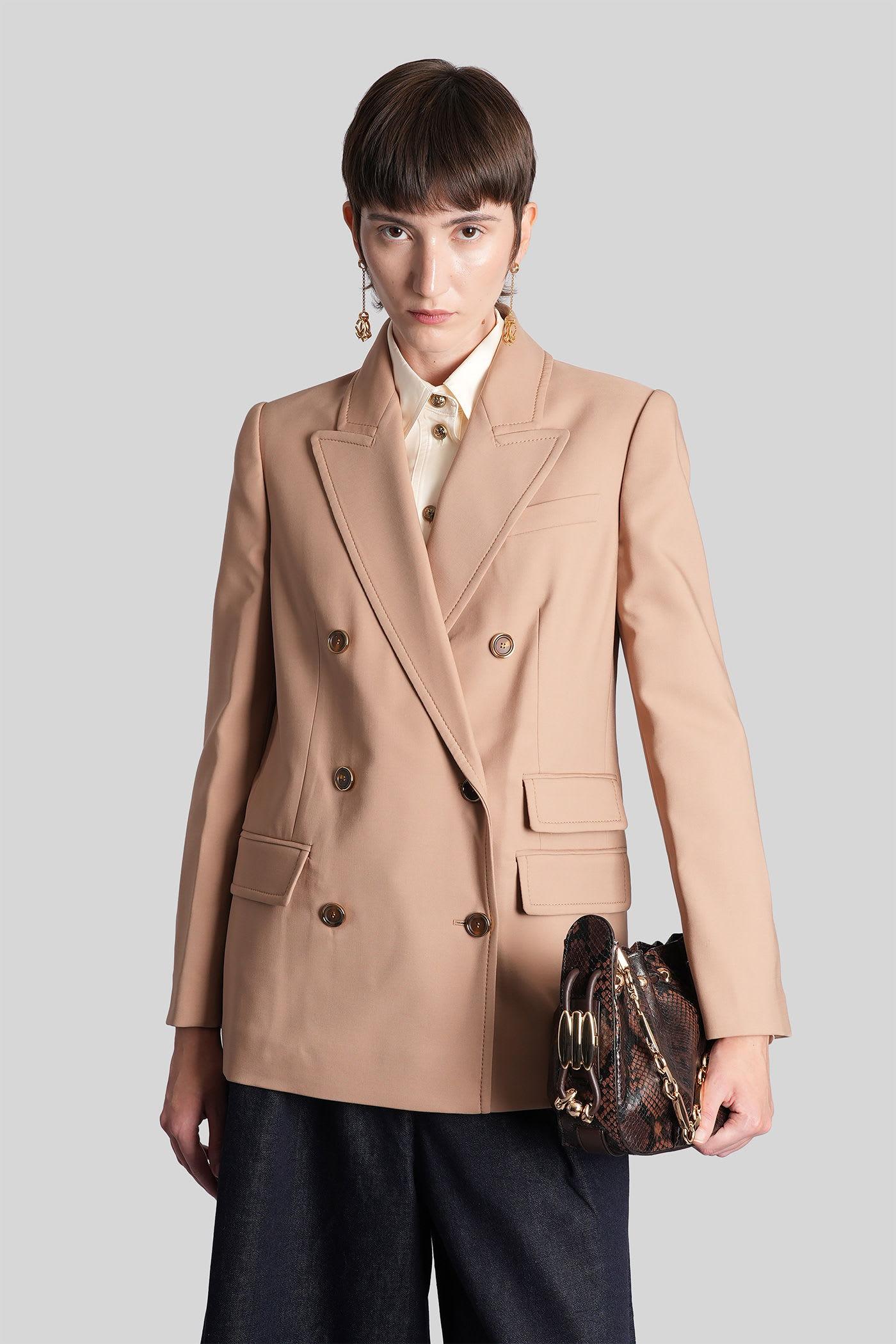 zimmermann blazer in camel wool
