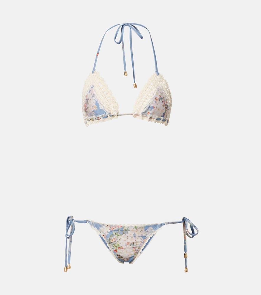 zimmermann cascadian crochet floral bikini
