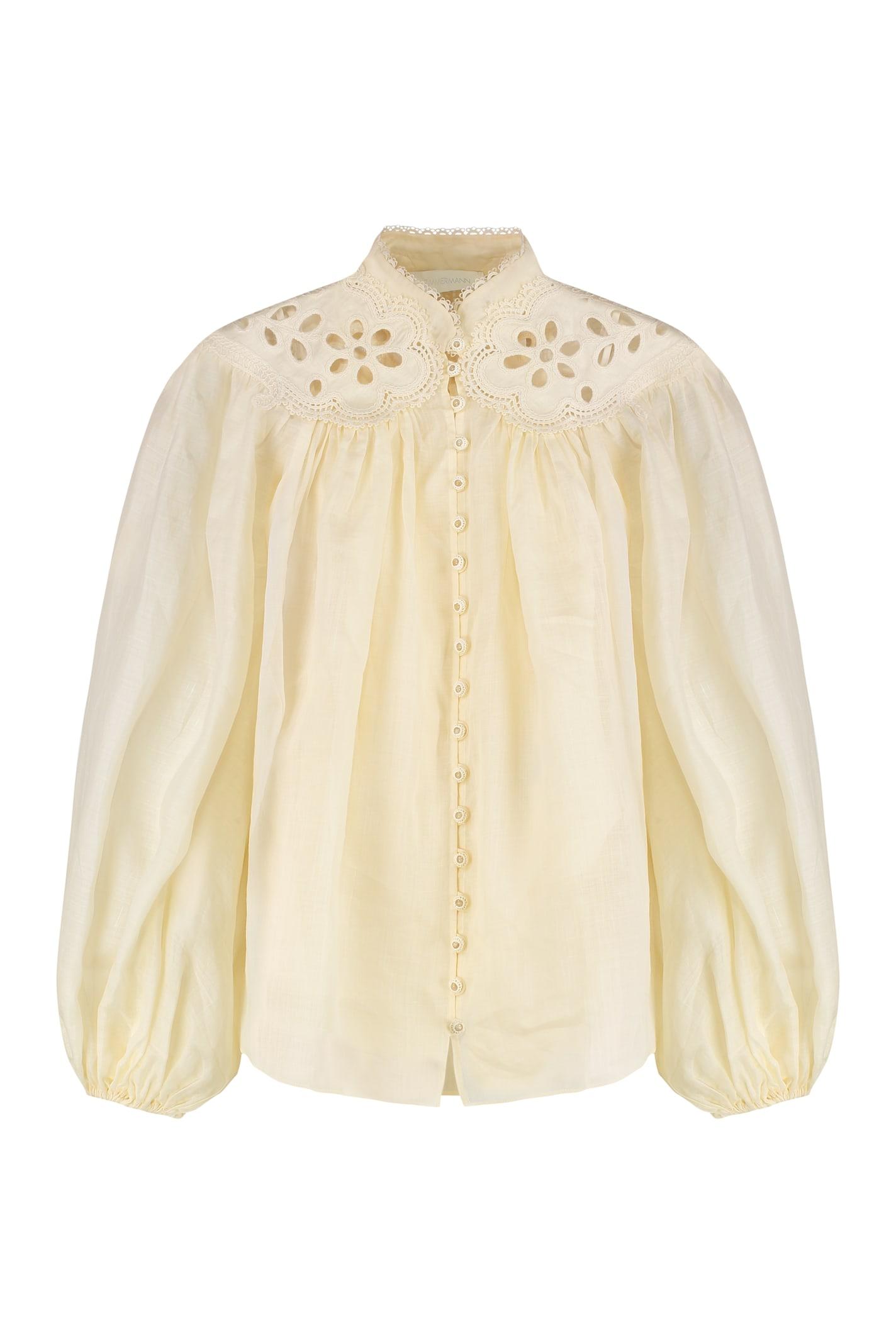 zimmermann coco ramie shirts