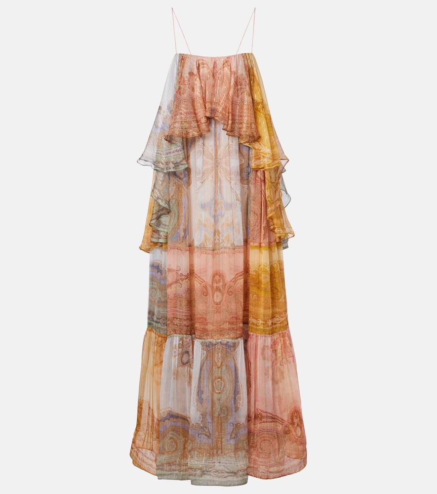 zimmermann como printed silk