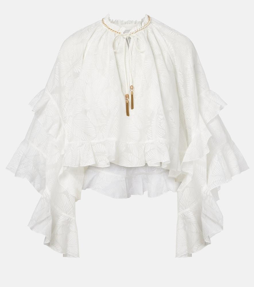 zimmermann daylight ruffled cotton